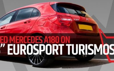 8.5×18” Black/ polished Turismo for Mercedes A180