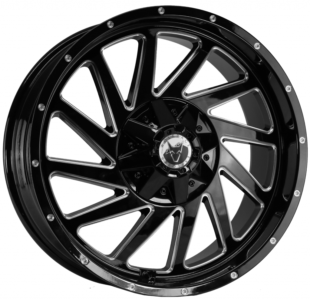 Wolfrace Explorer - Wildtrek (Gloss Black / Polished Windows / Milled rim holes)