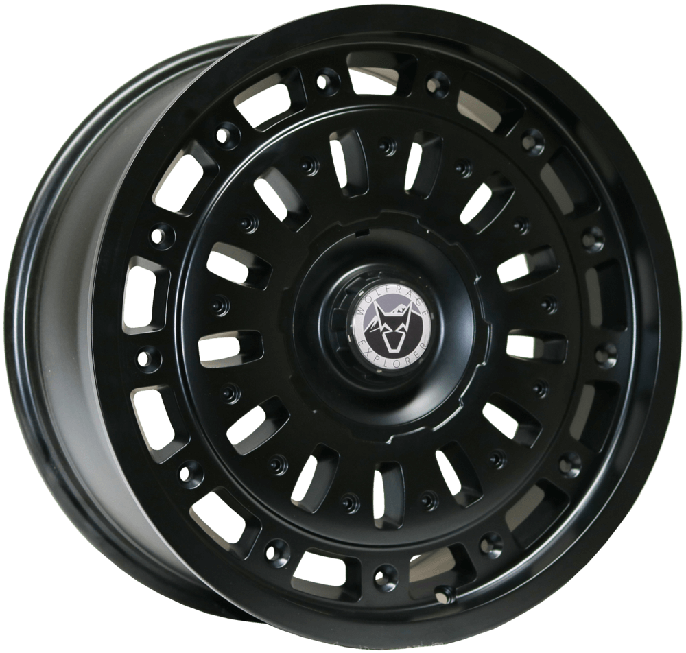 Alloy_Wheels_Wolfrace Explorer_Explore_Matt Black - Black Rivets