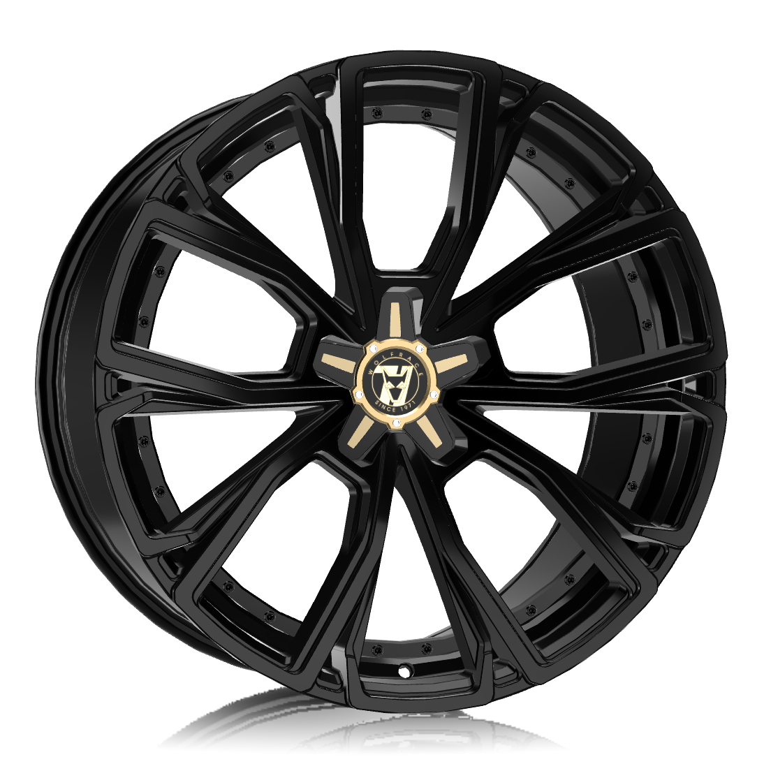Alloy Wheels Wolfrace 71 Luxury Matrix Gloss Raven Black