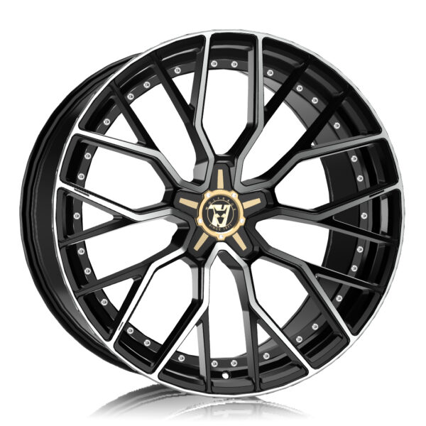 Alloy Wheels Wolfrace 71 Luxury Munich GTR Gloss Raven Black Polished
