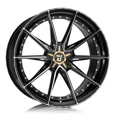 Alloy Wheels Wolfrace 71 Luxury Urban Racer Gloss Raven Black Polished