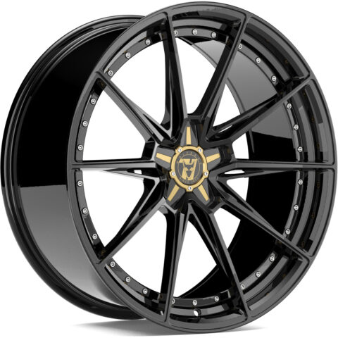Wolfrace 71 Luxury Urban Racer Gloss Raven Black Alloy Wheel