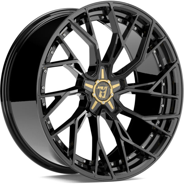 Wolfrace 71 Luxury Voodoo Gloss Raven Black Alloy Wheel