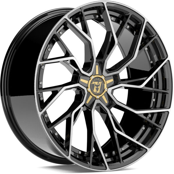 Wolfrace 71 Luxury Voodoo Gloss Raven Black Polished Alloy Wheel
