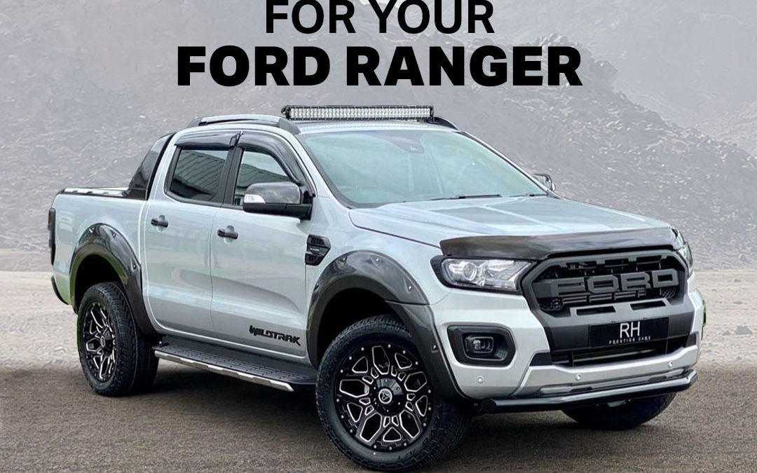 The popular Ford Ranger also has a very popular range of after-market alloy wheels