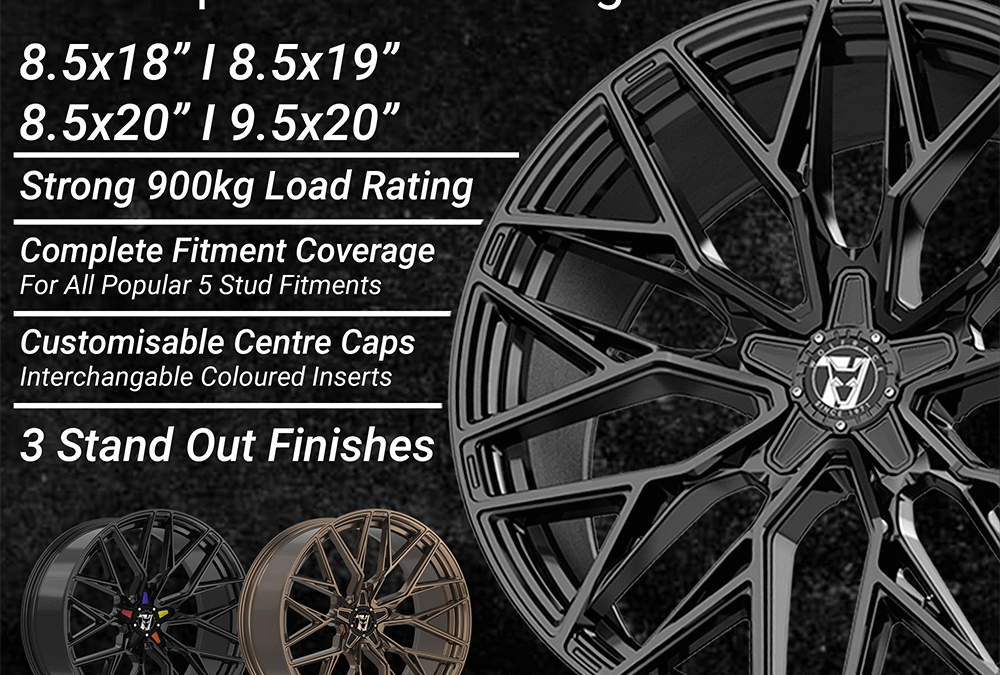 Wolfrace Expands Wolfsburg Wheel Range with Five Distinctive Designs