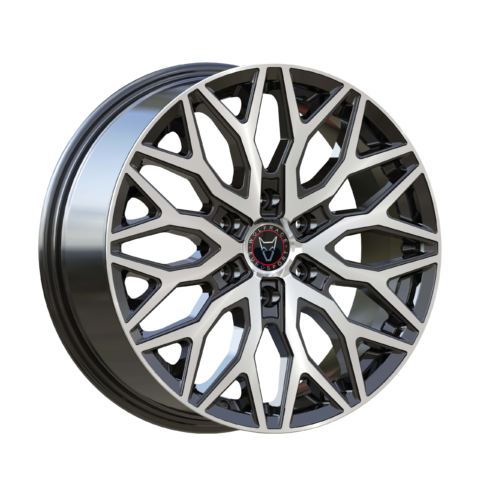 Wolfrace Eurosport Wolfsburg Super 6 Gloss Black Polished Face Alloy Wheels