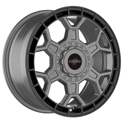 Wolfrace Explorer Black Wolf One Matt Black Gunmetal Centre