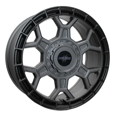 Wolfrace Explorer Black Wolf One Matt Black Gunmetal Centre