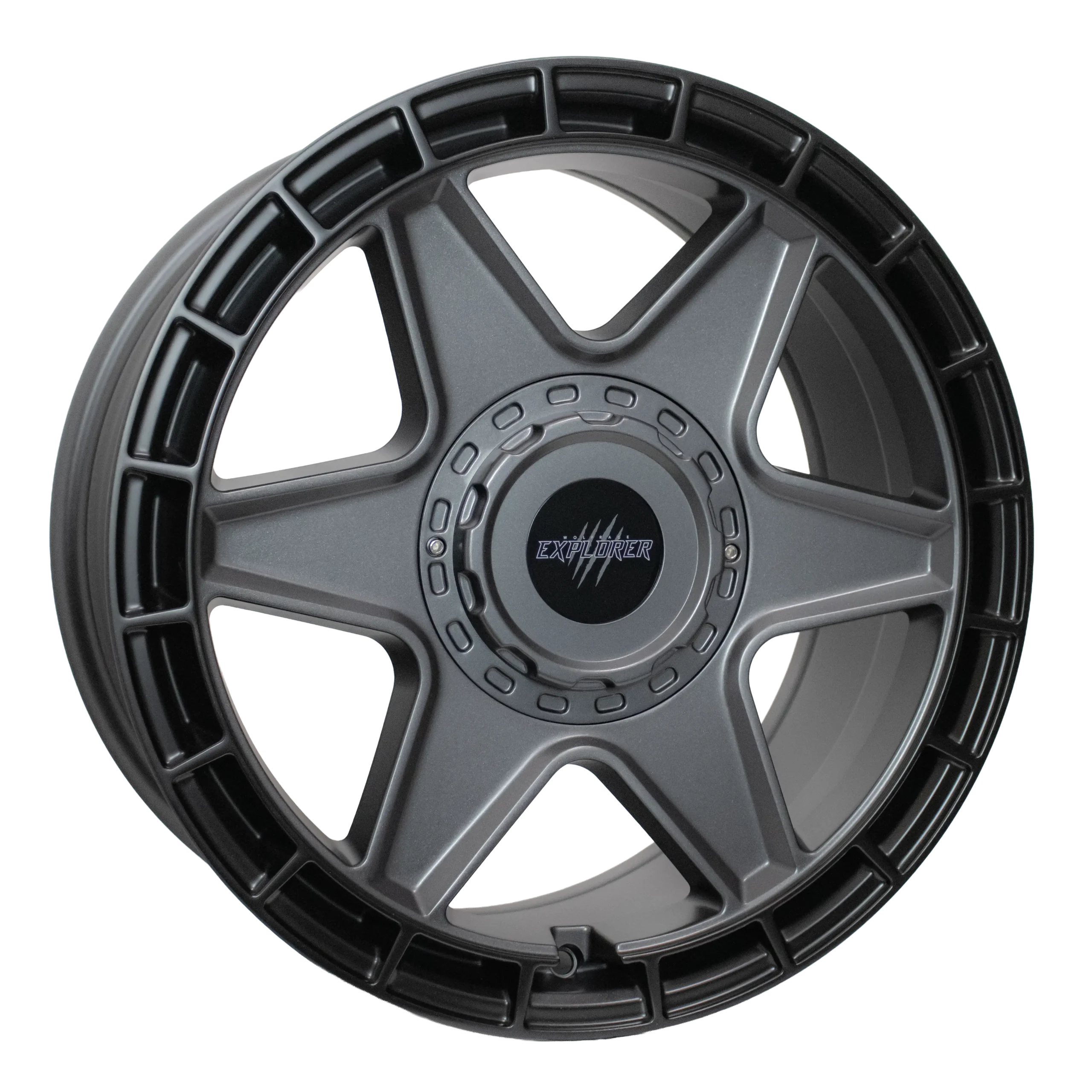 Wolfrace Explorer Black Wolf Three Matt Black - Image 2