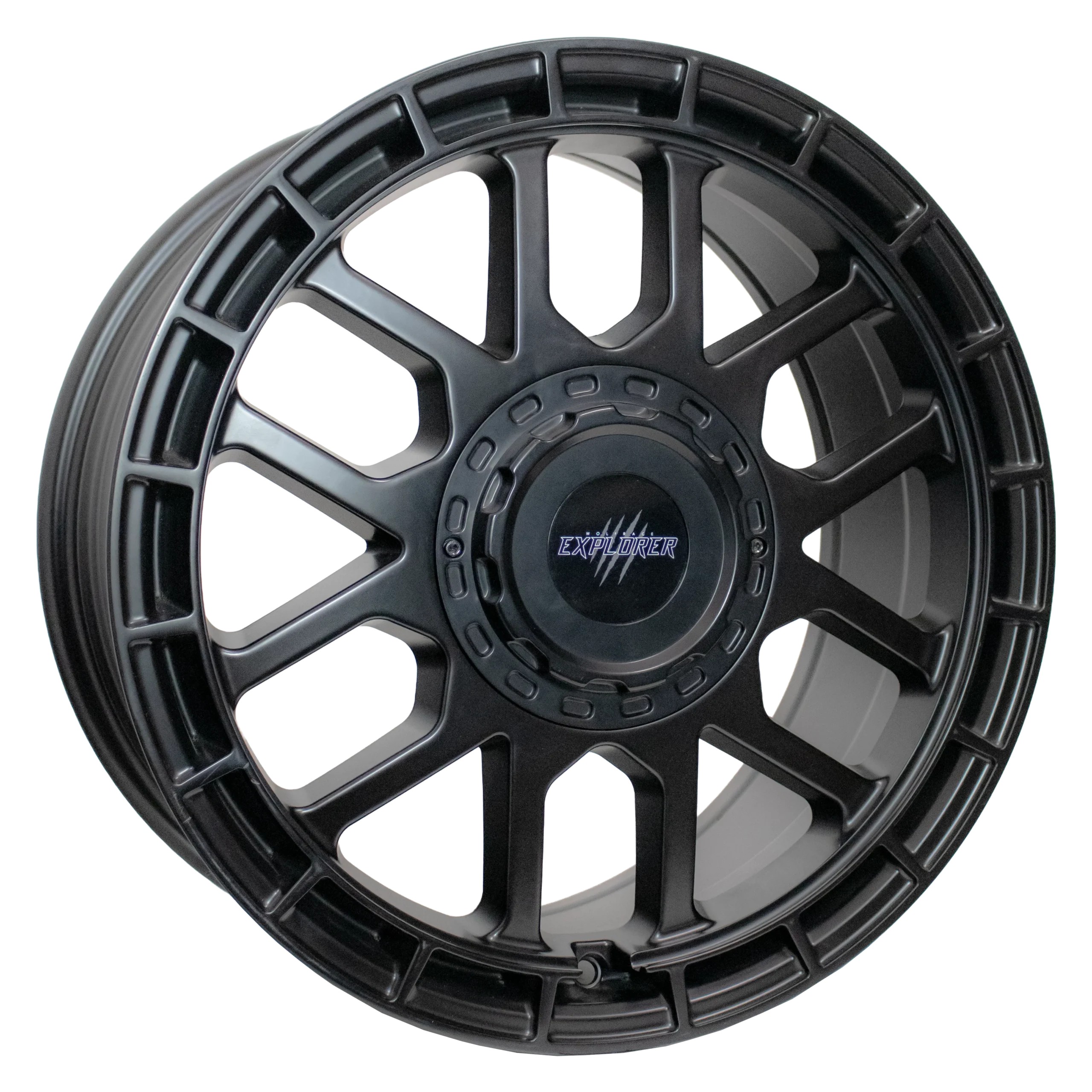 Wolfrace Explorer Black Wolf Four Matt Black