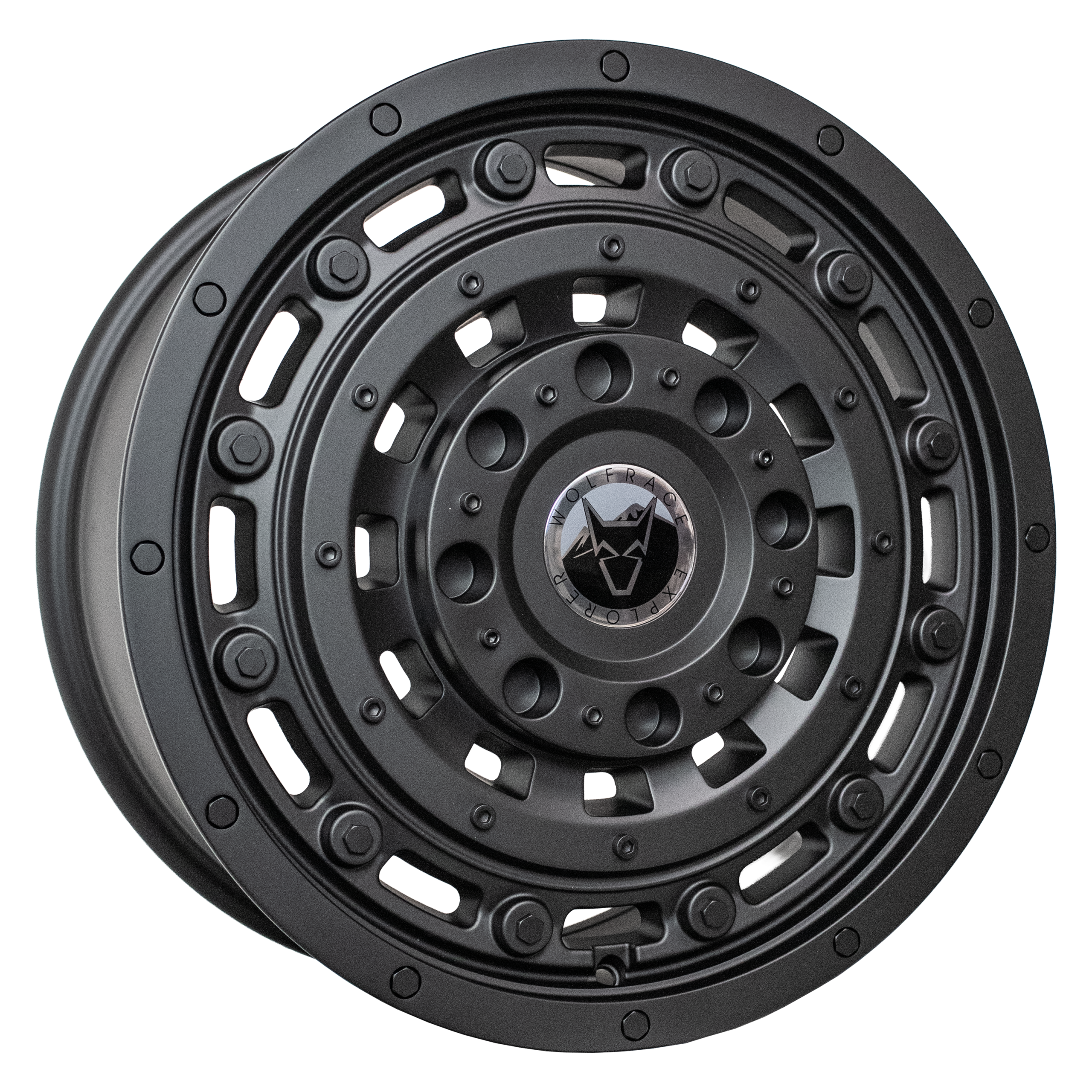 Wolfrace Explorer Overland 2 Matt Black Gunmetal Centre - Image 2
