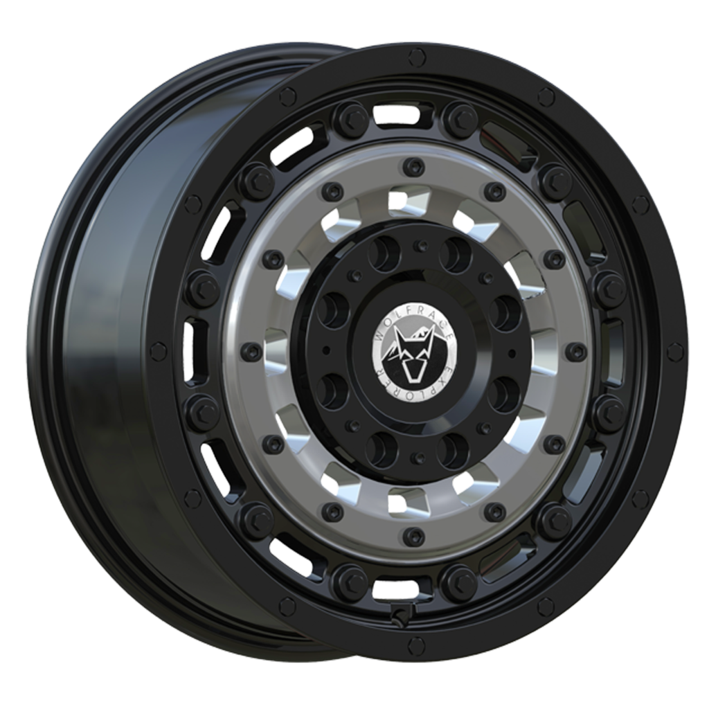 Alloy Wheels, ace Explorer Overland Matt Black / Black Rivets