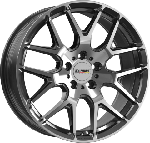 Wolfhart Flowformed Munich 3 Gloss Black Polished Face