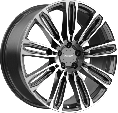 Wolfhart Flowformed Genesis 2 Gloss Black Polished Face