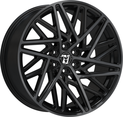Wolfrace 71 Sonic GT6 Gloss Raven Black Alloy Wheel