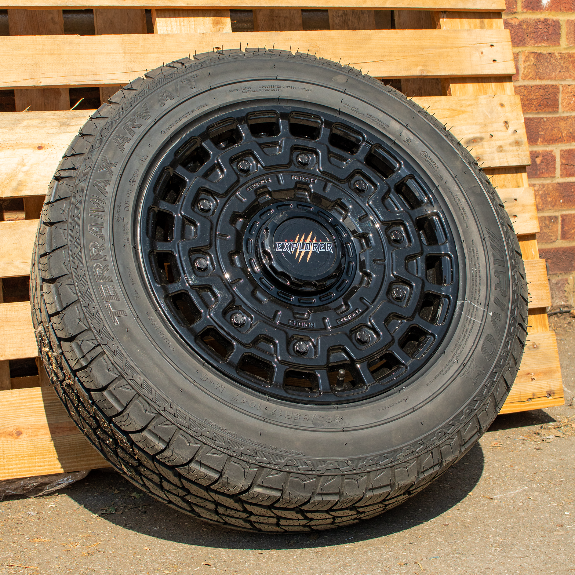 Wolfrace Explorer Wolverine Gloss Black Alloy Wheel - Image 3