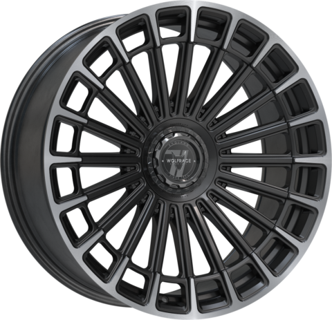 Wolfrace 71 Turismo GTR Allroad Gloss Raven Black Polished Outer
